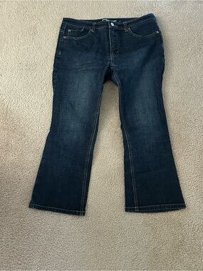 Women's Dark Blue Flared Jeans